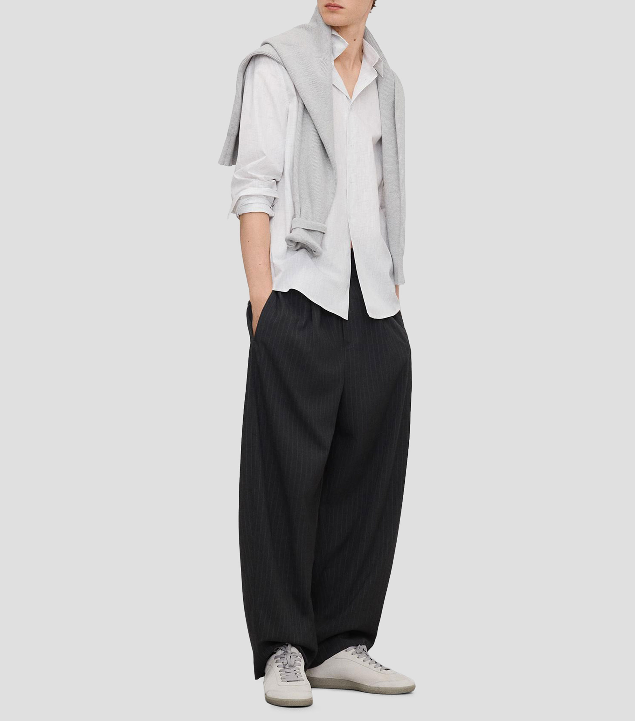 Camisa cuadros manga larga Hombre